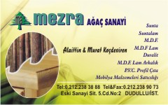 ağaç kartvizitleri, mezra orman ürünleri