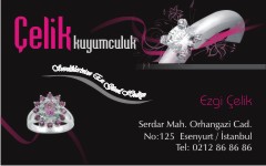 altın kartvizitleri, çelik kuyumculuk