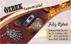 altın kartvizitleri, özbek kuyumculuk