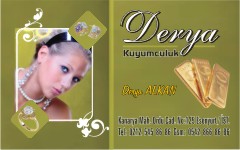altın kartvizitleri, derya kuyumculuk