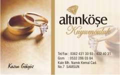 altın kartvizitleri, altınköşe kuyumculuk