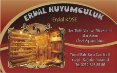 altın kartvizitleri, erdal kuyumculuk