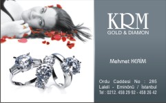 altın kartvizitleri, krm gold-diamon