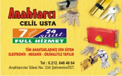 anahtar kartvizitleri, anahtarcı celil usta