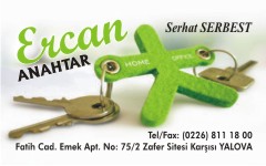 anahtar kartvizitleri, ercan anahtarcılık