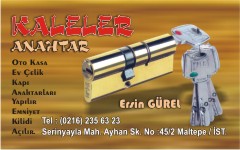 anahtar kartvizitleri, kaleler anahtarcılık