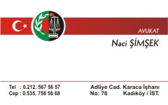 avukat kartvizitleri, avukat naci şimşek