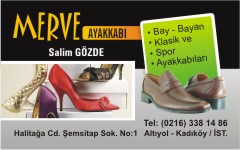 ayakkabı kartvizitleri, merve ayakkabı