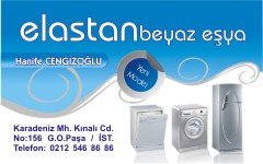 beyazeşya kartvizitleri, elastan beyazeşya