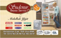 beyazeşya kartvizitleri, sudenur beyaz servisi