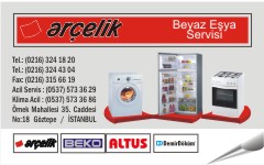beyazeşya kartvizitleri, arçelik beyaz eşya