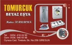 beyazeşya kartvizitleri, tomurcuk beyaz eşya