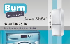 beyazeşya kartvizitleri, burn beyaz eşya