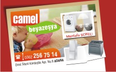 beyazeşya kartvizitleri, camel beyazeşya