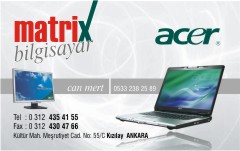 bilgisayar kartvizitleri, matrix bilgisayar