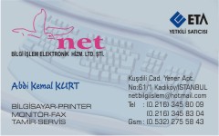 bilgisayar kartvizitleri, net bilgi işlem