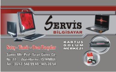 bilgisayar kartvizitleri, servis bilgisayar