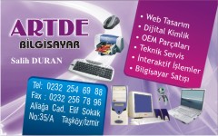 bilgisayar kartvizitleri, artde bilgisayar