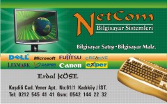 bilgisayar kartvizitleri, netcom