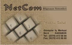 bilgisayar kartvizitleri, netcom
