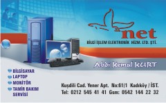 bilgisayar kartvizitleri, net bilgi işlem