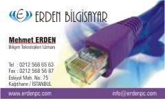 bilgisayar kartvizitleri, erden bilgisayar