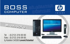 bilgisayar kartvizitleri, boss computer