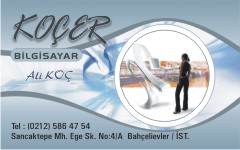 bilgisayar kartvizitleri, koçer bilgisayar