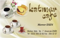 cafe kartvizitleri, katmer cafe