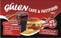 cafe kartvizitleri, gülen cafe ve fastfood