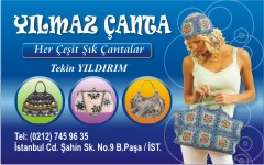 çanta kartvizitleri, yılmaz çanta