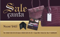 çanta kartvizitleri, sale çanta