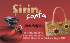 çanta kartvizitleri, şirin çanta