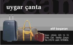 çanta kartvizitleri, uygar çanta