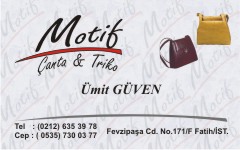 çanta kartvizitleri, motif çanta