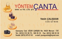 çanta kartvizitleri, yöntem çanta