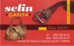 çanta kartvizitleri, selin çanta