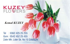 çiçek kartvizitleri, kuzey flowers