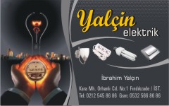 elektrik kartvizitleri, yalçın elektrik