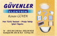 elektrik kartvizitleri, güvenler elektrik