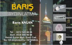elektrik kartvizitleri, barış aydınlatma
