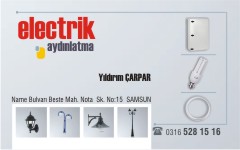 elektrik kartvizitleri, electrik aydınlatma