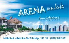 emlak kartvizitleri, arena emlak