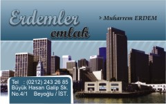 emlak kartvizitleri, erdemler emlak