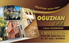 emlak kartvizitleri, oğuzhan emlak