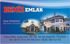 emlak kartvizitleri, deniz emlak
