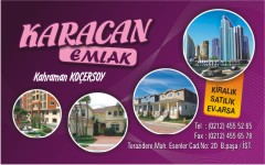 emlak kartvizitleri, karacan emlak