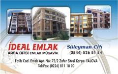emlak kartvizitleri, ideal emlak
