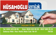 emlak kartvizitleri, hüsamoğlu emlak