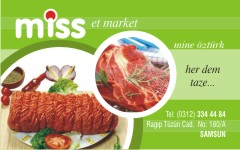kasap kartvizitleri, miss et market